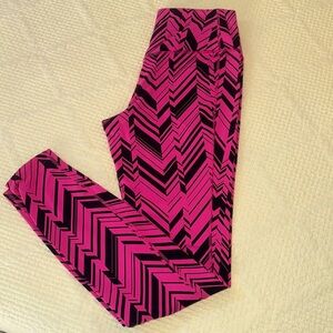 Nike Legging Pink Black Medium EUC Y9